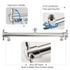 Proox Double Shower Head with Built-in Valve, High Pressure 6