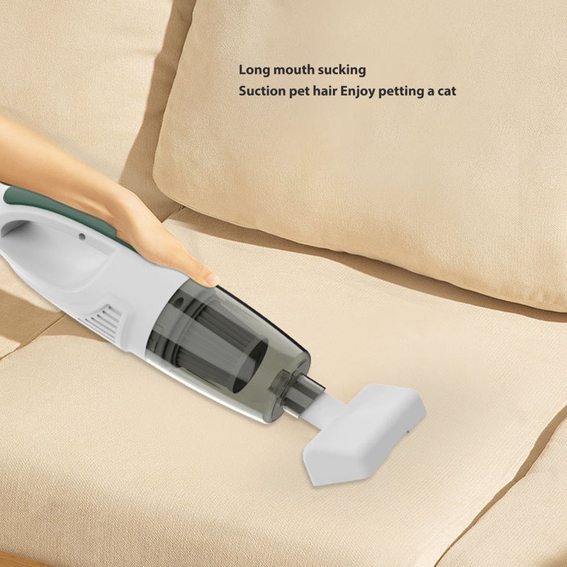 Car Vacuum Cleaner 7.4V Handheld Cordless Rechargeable Powerful Suction Noiseless