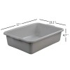 Ggbin Plastic Dish Tubs, Commercial Bus Box/Wash Basin Tote Box,