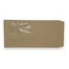 3 Long Window Envelopes Unbleached Craft [100 Sheets] A4 Tri-Fold