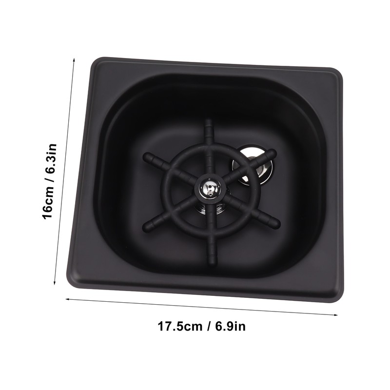Glass Rinser Cup Washer Powerful Stainless Steel One Hand Operation