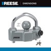 Reese Towpower 7088300 Trailer Coupler Lock, Universal Fit, Heavy Duty,