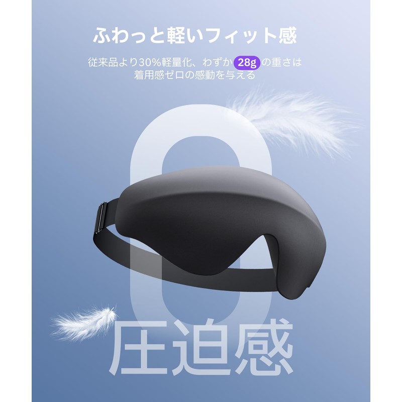 Pursay Eye Mask for Sleep, Zero Pressure, Comfortable Sleep, Sleep