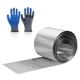 4" x 50' Aluminum Flashing Roll, 0.2mm Thick Roof Flashing, Weatherproof Metal Panels for Roofing, Windows, Doors, Sheds & Home Projects