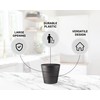 Zuvo Plastic Paper Bin 8L - Shatter-Proof Waste Basket for