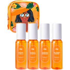 THE GOOD SOUL PROJECT Body Spray for Women, Hair & Body Fragrance Mist, Body Mist Travel Size Holiday Gift Set, Total 8.4 Oz, Pack of 4