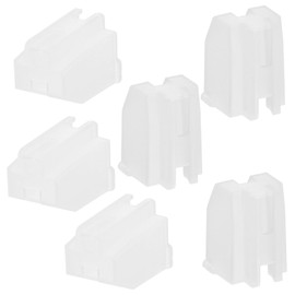 BESTonZON 6pcs Stylus Protective Cover Stylus Pen Turntable Vinyl Record Needle Cover Record Needle Accessories Record Needle Protector Original Plastic Vinyl Records White