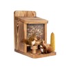Squirrel Feeder for Outside, Thickened Wooden Squirrel Feeder Platform, Funny