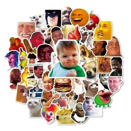 FRANKdesigns Funny Sticker Pack (Face Memes)
