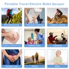 Portable Electric Bidet Sprayer for Travel, Camping, Condo Renters -