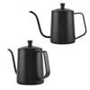 550ml Stainless Steel Long Gooseneck Coffee Pot Kettle with Lid