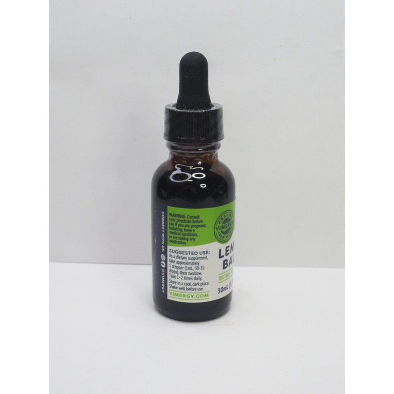 VIMERGY LEMON BALM DIETARY SUPPLEMENT 1 OZ EXP: 05/2025 (LOT
