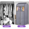 MISSLO 54" Garment Covers for Clothes Storage Hanging Suit Covers
