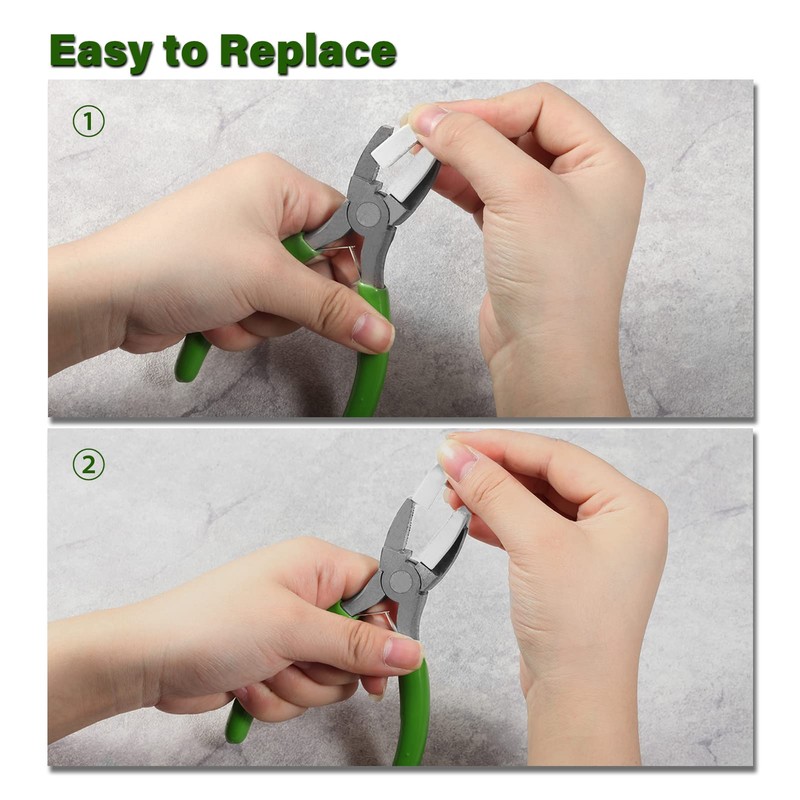 SPEEDWOX Double Nylon Jaw Pliers 5 Inches with Extra Nylon
