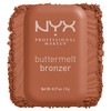 NYX PROFESSIONAL MAKEUP Matte Buttermelt Bronzer, Longwear Face Makeup with