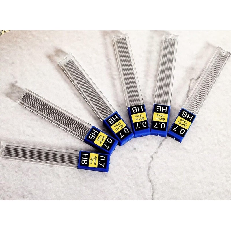 Premium 0.7mm HB Mechanical Pencil Lead Refills - 120 Pieces