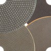 HOMESOM 4" Electroplated Diamond Polishing Pads,Diamond Surface Grinding for Tile