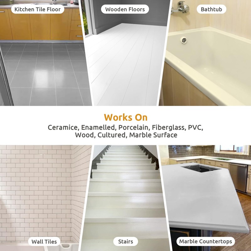 Jungarian All-In-One Interior Floor Coating Kit, Water-based & Low Odor