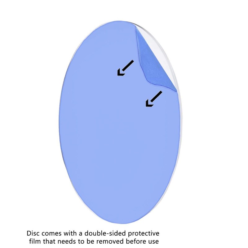 Clear Oval Shaped Acrylic PLEXIGLASS 1/8" X 11" X 22"