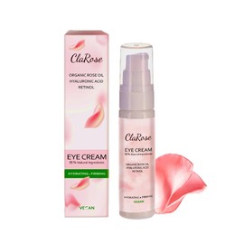 ClaRose Hyaluronic Acid Anti Aging Eye Cream with 100% Natural Rose Oil 30ml