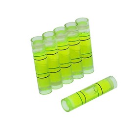 Package photo frame level gauge level gauge cylinder level gauge horizontal bubble level ruler balance bubble various specifications (9.5X25mm(6pcs))