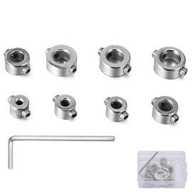 9-Piece Depth Stop Rings Set, Drill Depth Limiter, Limit the Depth of the Drill, 3-12 mm Precise Drilling Depth Control for Drills, Locator Depth Limiter, Dowels