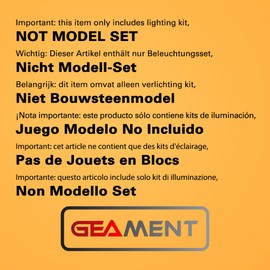 GEAMENT LED Light Set Compatible with Surfer Beach House (Surfer Beach House) - Lighting Set for Creator 31118 Construction Model (Model Set Not Included)