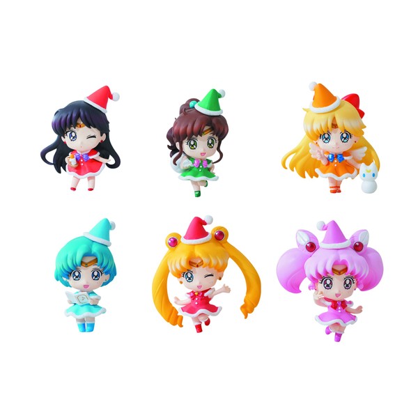 Megahouse Sailor Moon Petit Chara: Sailor Moon Mini Figures (Christmas