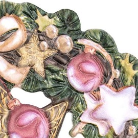 Ideen mit Herz Sticker Sheet "3D Relief Stickers" | Sticker | High-Quality Embossed with 3D Effect | DIN A4 Sheet with Various Designs (Wreaths 1)