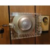 Thermostat guard with keyed air conditioning thermostat lock box acrylic