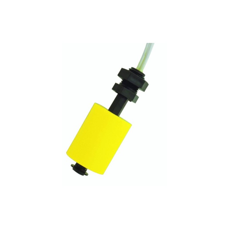 Flowline LV20-1201 Switch-Tek Mini-Float Level Switch for Vertical Mounting, Polypropylene