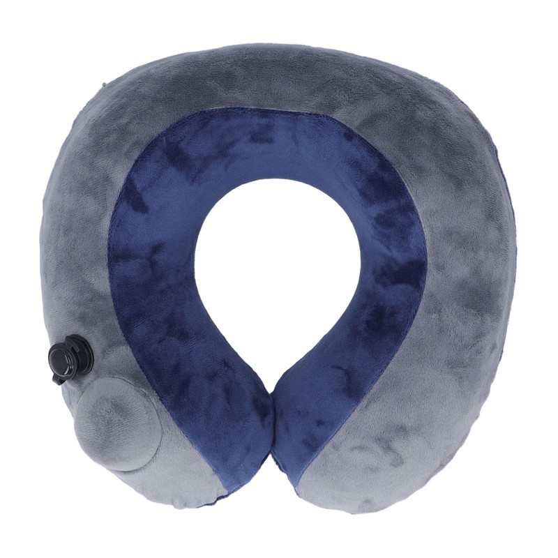 Self Inflatable Travel Pillow U Shaped Portable Neck Chain Support