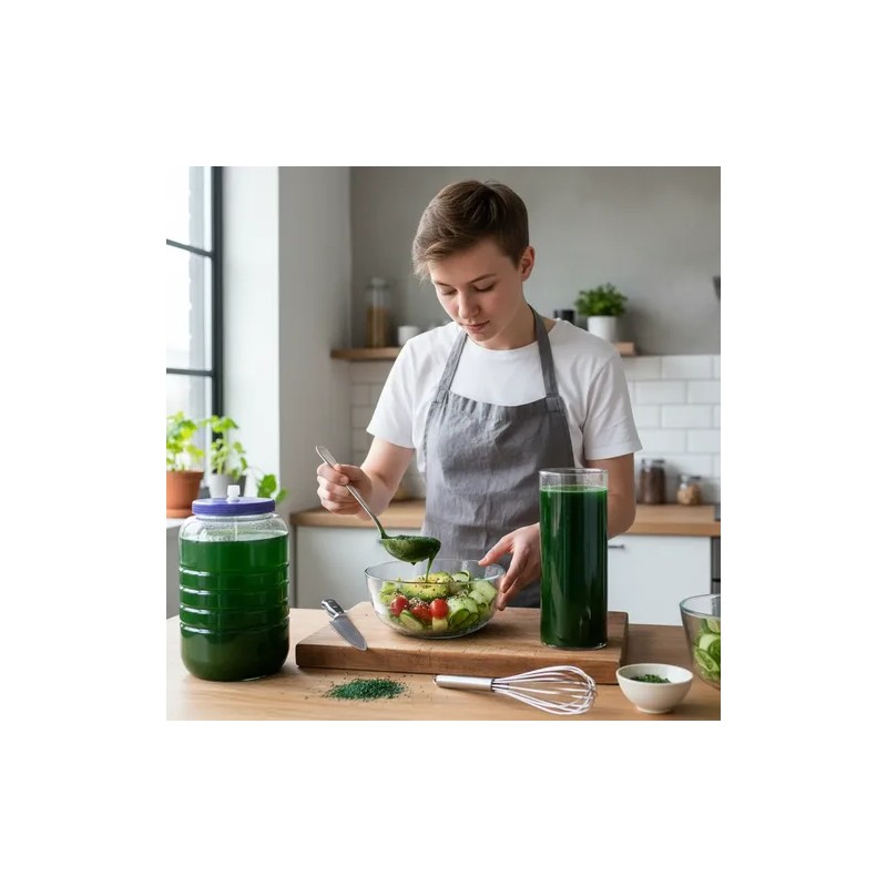 Espirulina Viva Alga Semilla Natural Culitvo