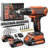 Cordless Drill, 20V MAX Power Drill Set with 2 Batteries