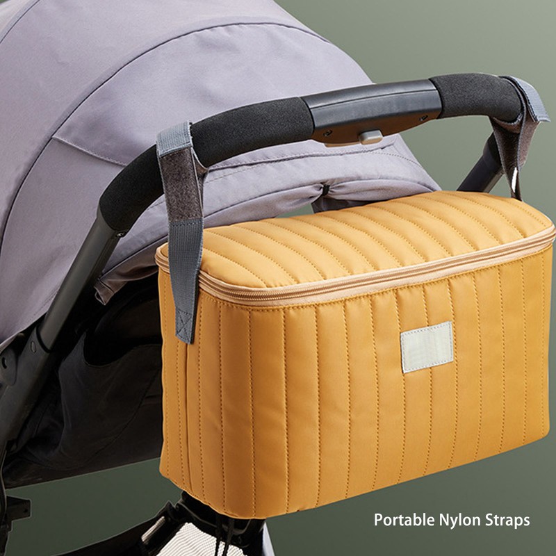 Baby Stroller Bag Waterproof Multifunctional Ample Space Zipper Closure 2