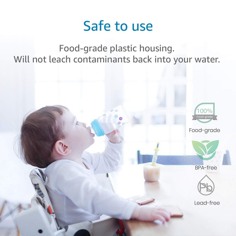 AQUACREST 9001 Under Sink Water Filter, Compatible with Moen 9001