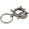 Schlüsselanhänger mit Einkaufswagenchip "Schildkröte", silber