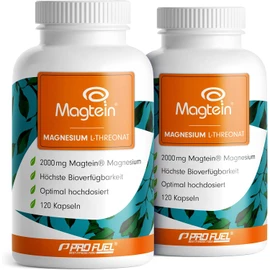 Magnesium Threonate Capsules 240x - Optimal High Dose with 2000 mg Magtein® Magnesium L-Threonate per Day - Ideal for Magnesium Supply of the Brain - Laboratory Tested with Certificate - Supply for 60