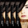 Kwailnara Fruits Wax Hair Color Gray Gray Cover, No. 3 Dark Brown, 4 Pieces / 과일나라 후르츠왁스 헤어칼라 새치커버, 3호 짙은갈색, 4개