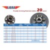 LIBRA Trailer Brake Drum Kit 12x2 8 on 6.5" B.C.