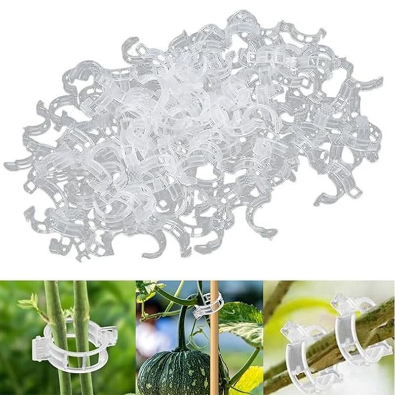 YZMXIY Pack of 100 Plant Clips, Tomato Clips, Plastic Tomato