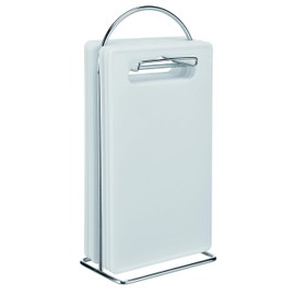 Haushalt International 7 Piece Breakfast Set 6 Chopping Boards with Practical Stand White