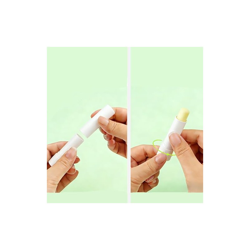 Paquete de 30 tubos vacíos de bálsamo labial, color rosa,