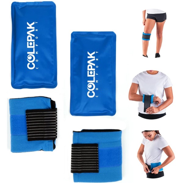 ColePak Comfort Hot and Cold Ice Packs for Injuries Reusable