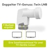 Goobay 67270-GB Twin LNB Weather Protect