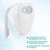 Rechargeable Toilet LED Motion Induction Bathroom Night Light Sensor with