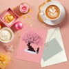 CNLITIHEKA Cherry Blossom Pop Up Card Valentine's Day Card Happy