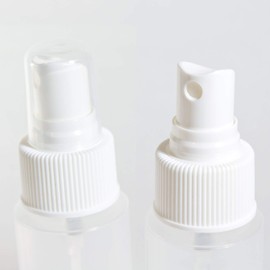 Chica and Jo 2oz Clear Plastic Spray Mist Bottles - Set of 3 - Empty Bottles with Pump Spray Cap - Travel Size 2 Ounce Made in the USA