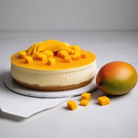 Andy Anand Mango Cheesecake 9" Fresh Made, Shipped 2nd Day Air