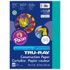 Tru-Ray Construction Paper, Turquoise, 9" x 12", 50 Sheets Per